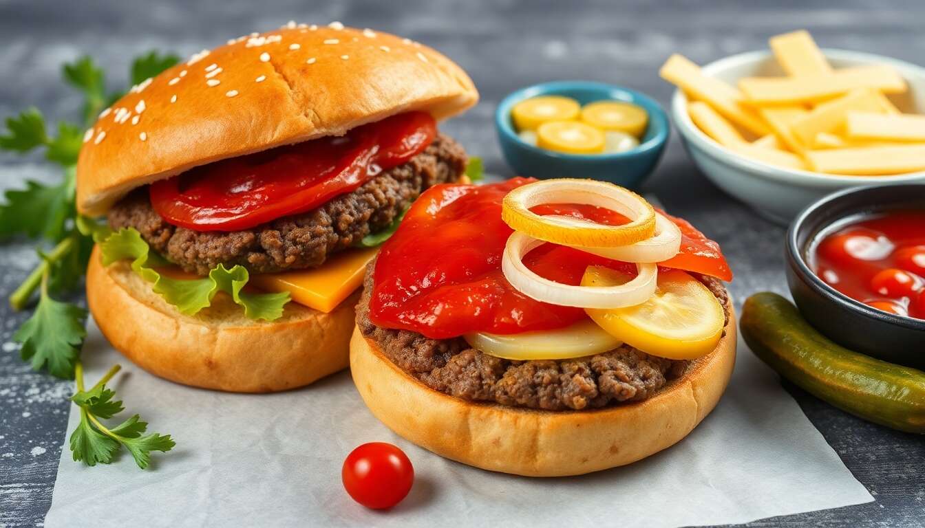 Recette de pizza-burger : fusion gourmande et originale