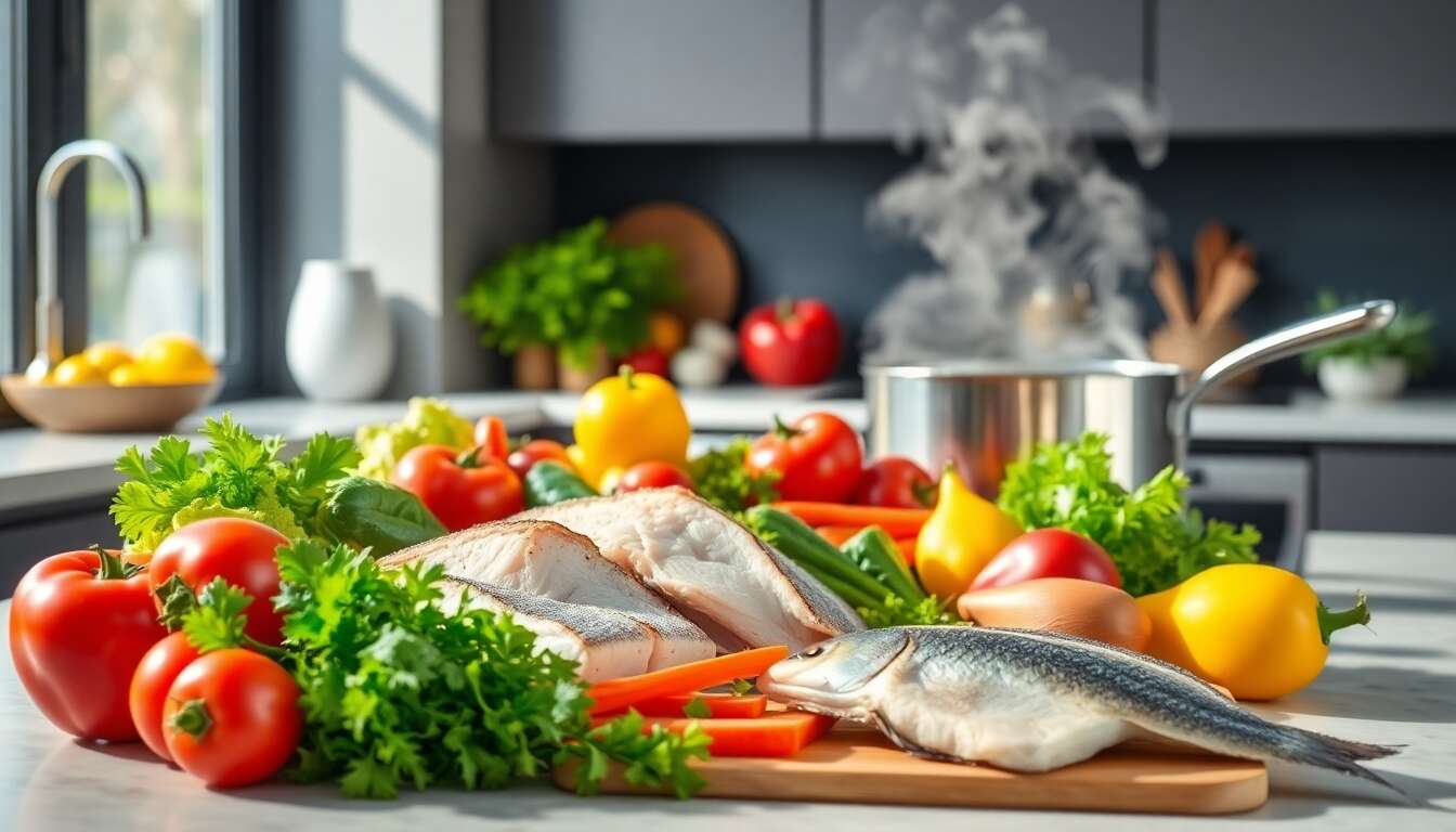 Techniques de cuisson sans matière grasse