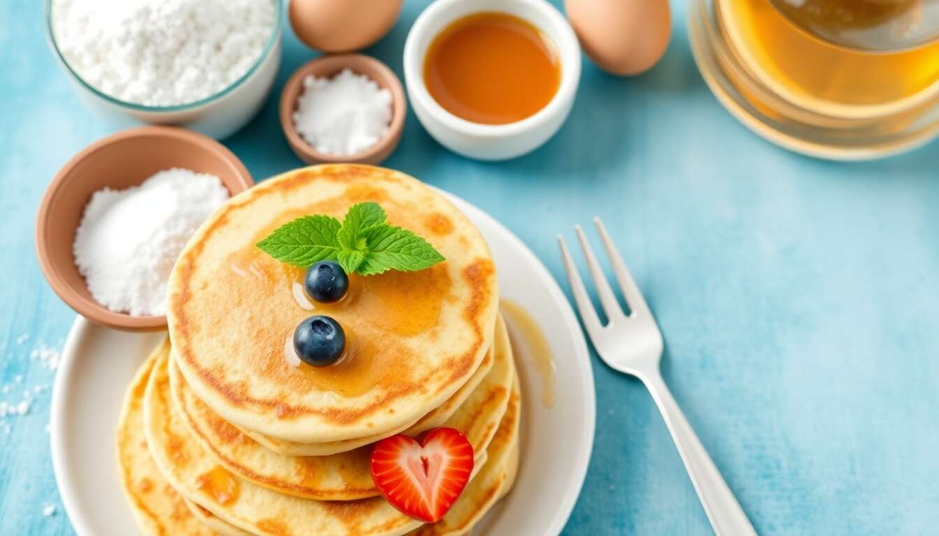 Recette facile de pancakes moelleux