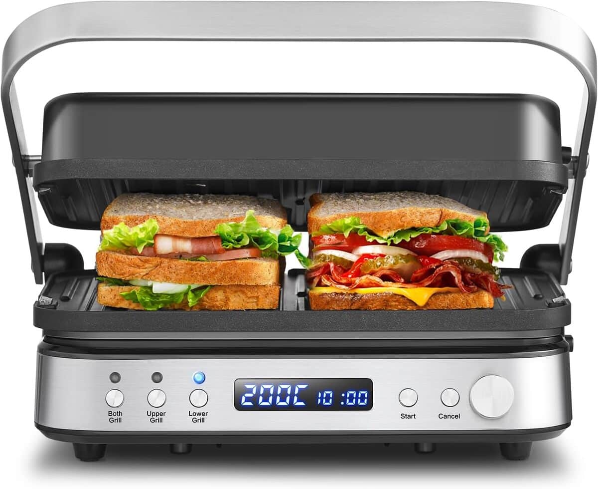 Test de l'appareil 4 en 1 AMZCHEF : grill, plancha et plus