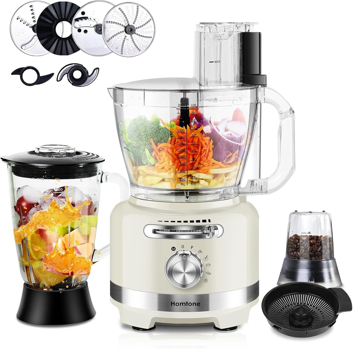 Test Homtone 1000W : robot de cuisine 10 en 1 polyvalent