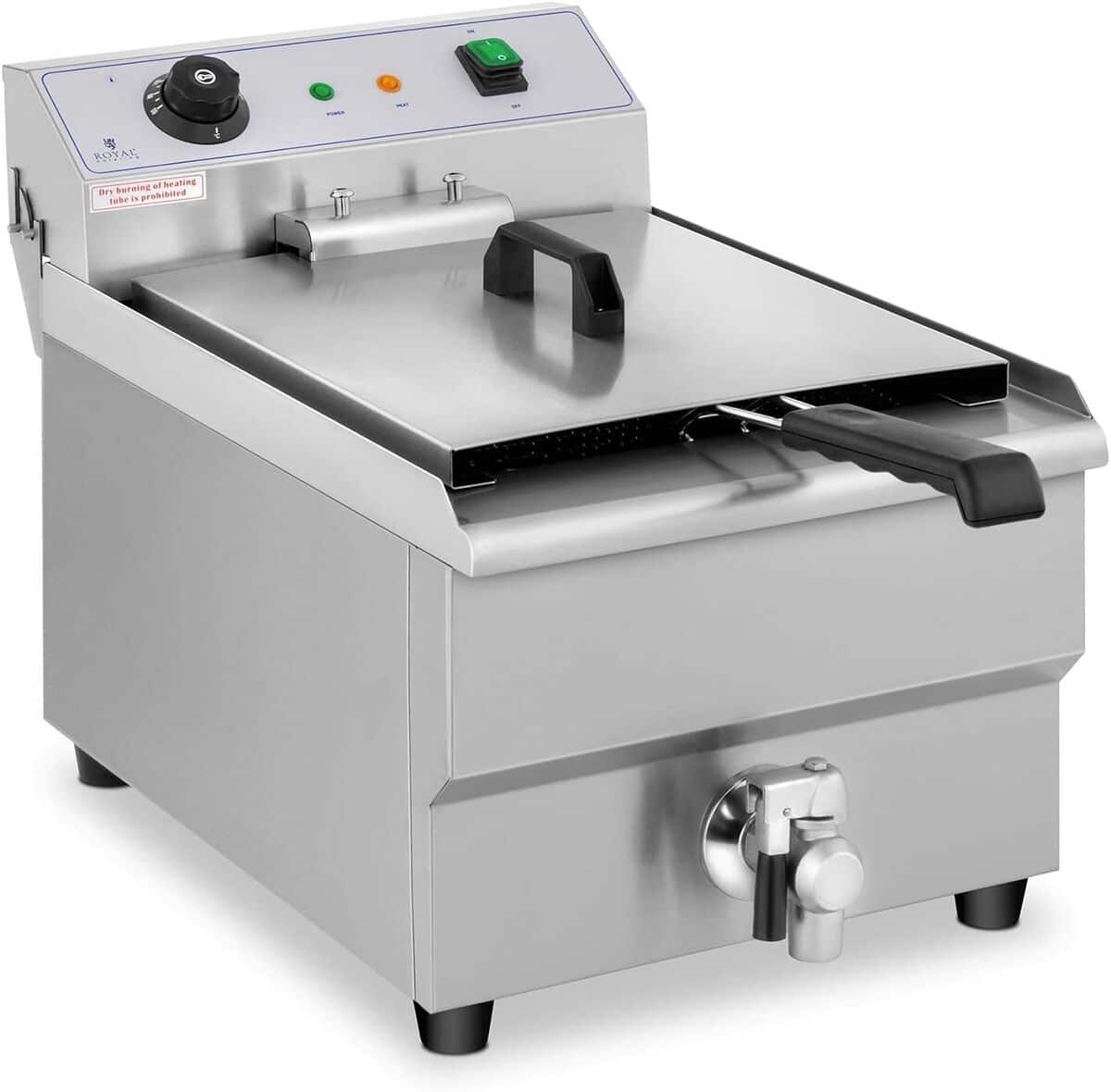 Test de la friteuse électrique Royal Catering RCEF 16EB : performance professionnelle