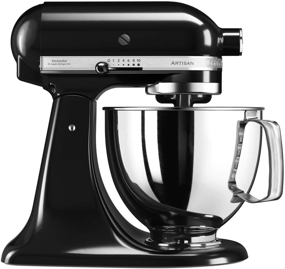 Test du robot pâtissier KitchenAid Artisan : multifonctions et design noir élégant