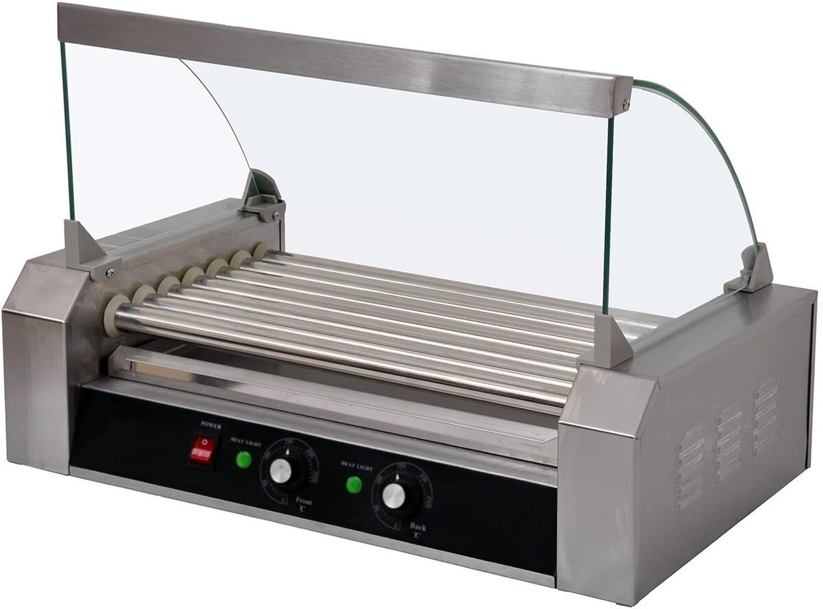 Test de la machine à hot dog professionnelle - 7 rouleaux