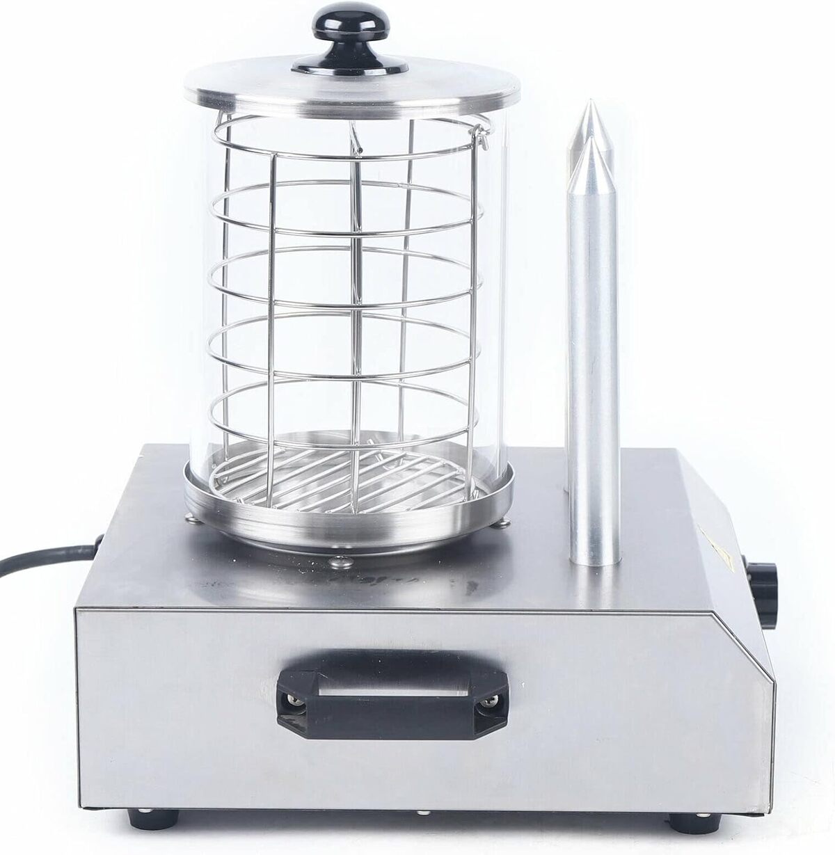 Test de l'appareil à hot-dog électrique en acier inoxydable