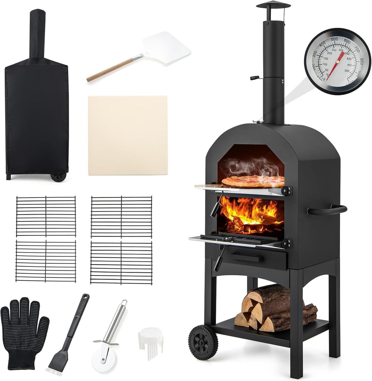 Test du four à pizza extérieur GYMAX : cuisson facile pour vos barbecues