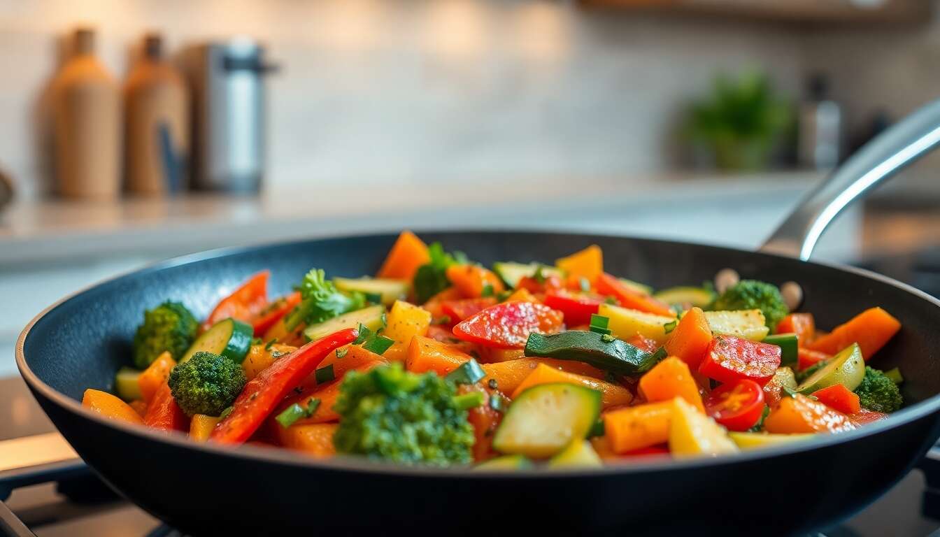 Cuisson &agrave; la po&ecirc;le : astuces pour une pr&eacute;paration v&eacute;g&eacute;tarienne saine