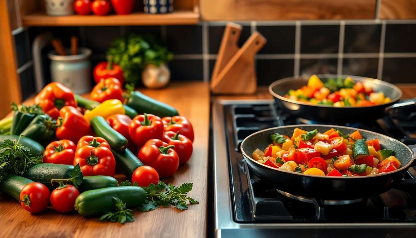 Id&eacute;es de recettes v&eacute;g&eacute;tariennes pour le four et la po&ecirc;le