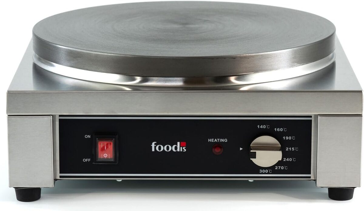 Test de la crêpière professionnelle foodis : performance et praticité