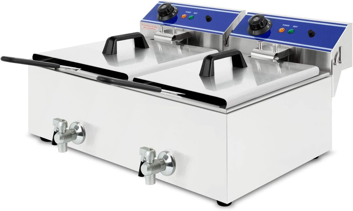 Test de la friteuse professionnelle Vertes 2x 10L