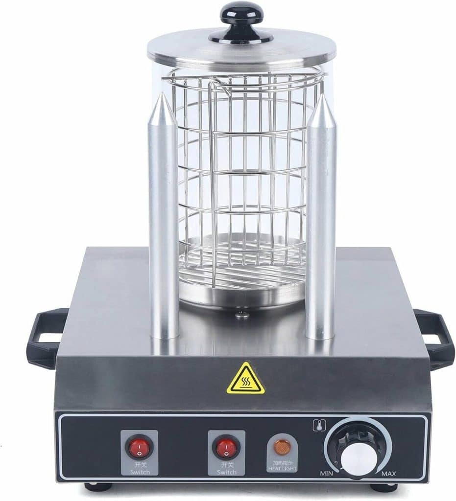 Test de la machine à hot-dog en acier inoxydable