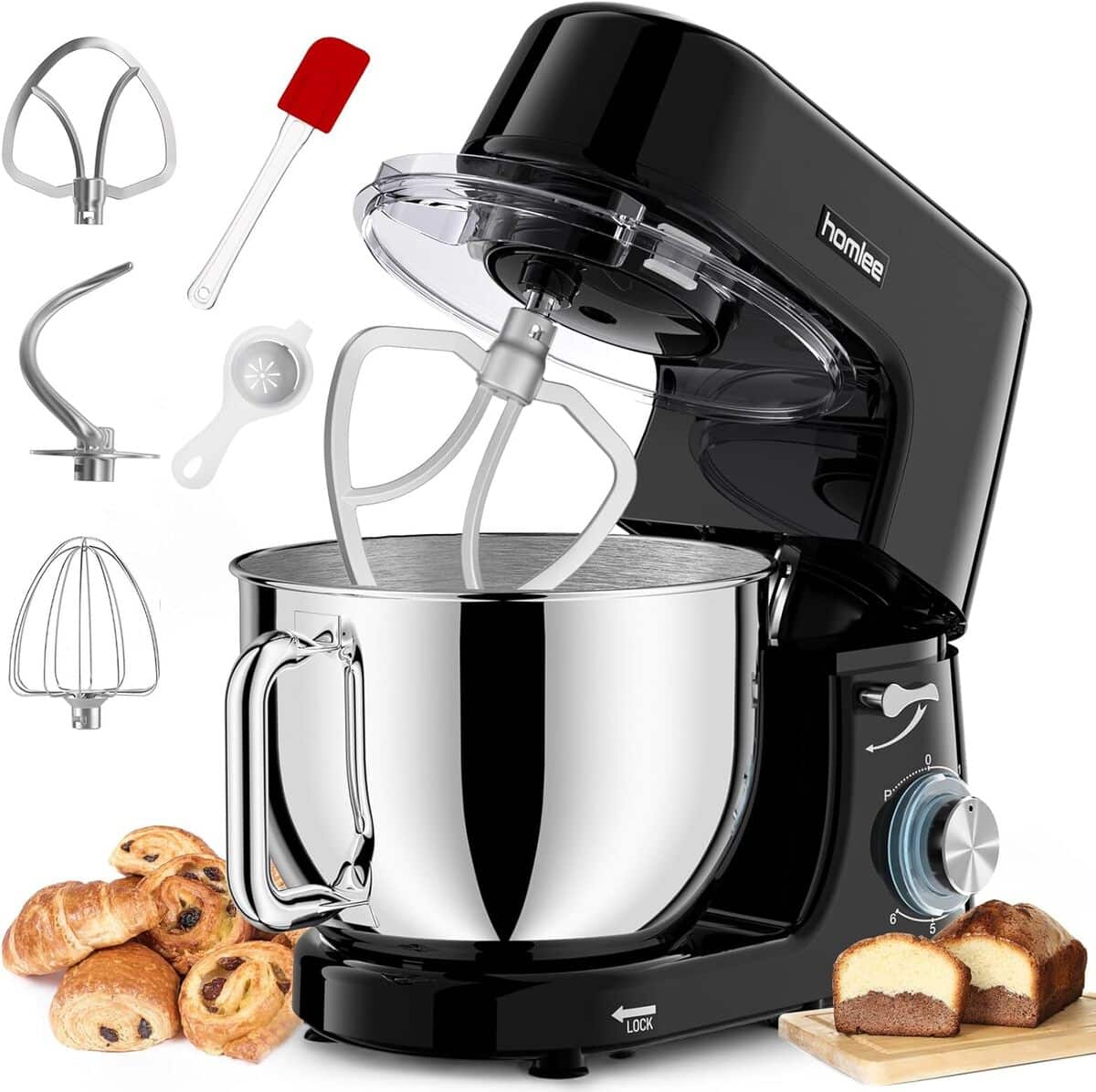 Test du robot pâtissier Homlee 1800W : performance et silence