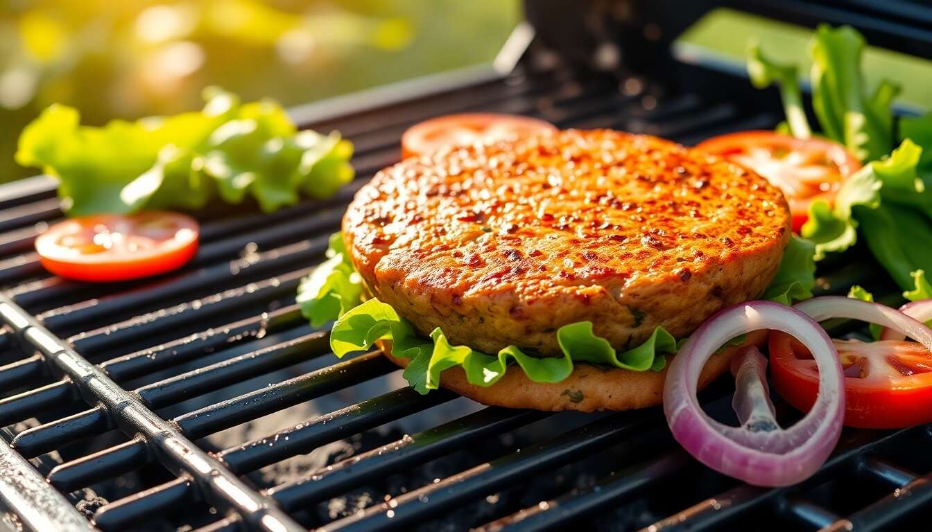 Diff&eacute;rentes alternatives v&eacute;g&eacute;tales au steak hach&eacute;