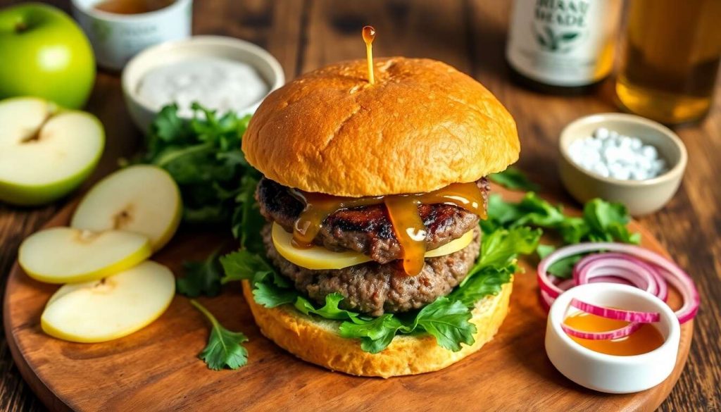 Recette du burger Green Apple Brie : saveurs uniques à découvrir