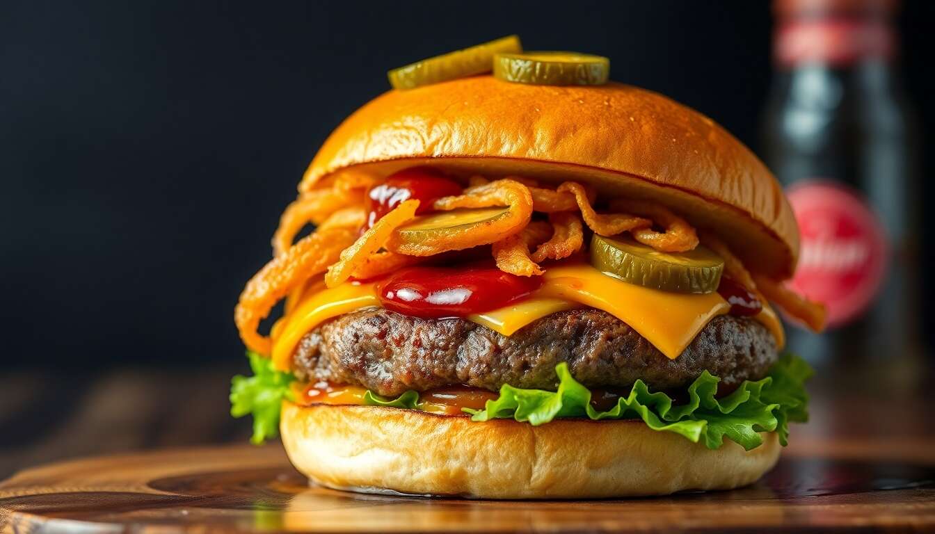 Créer un burger unique avec du gouda affiné