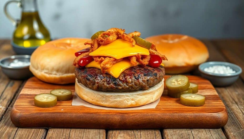 Burger de veau au cheddar : recette gourmande