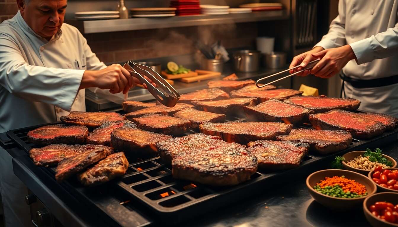 Cuire plusieurs steaks simultanément : conseils d'organisation