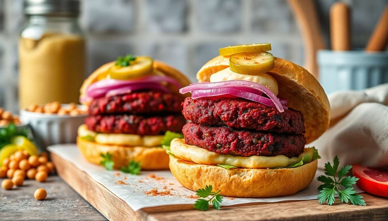 Burger libanais : recette de falafels de betterave