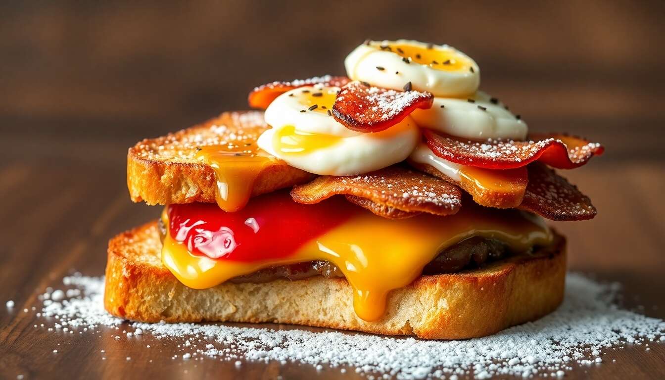 Recette du burger French Toast à la fraise : un délice sucré-salé