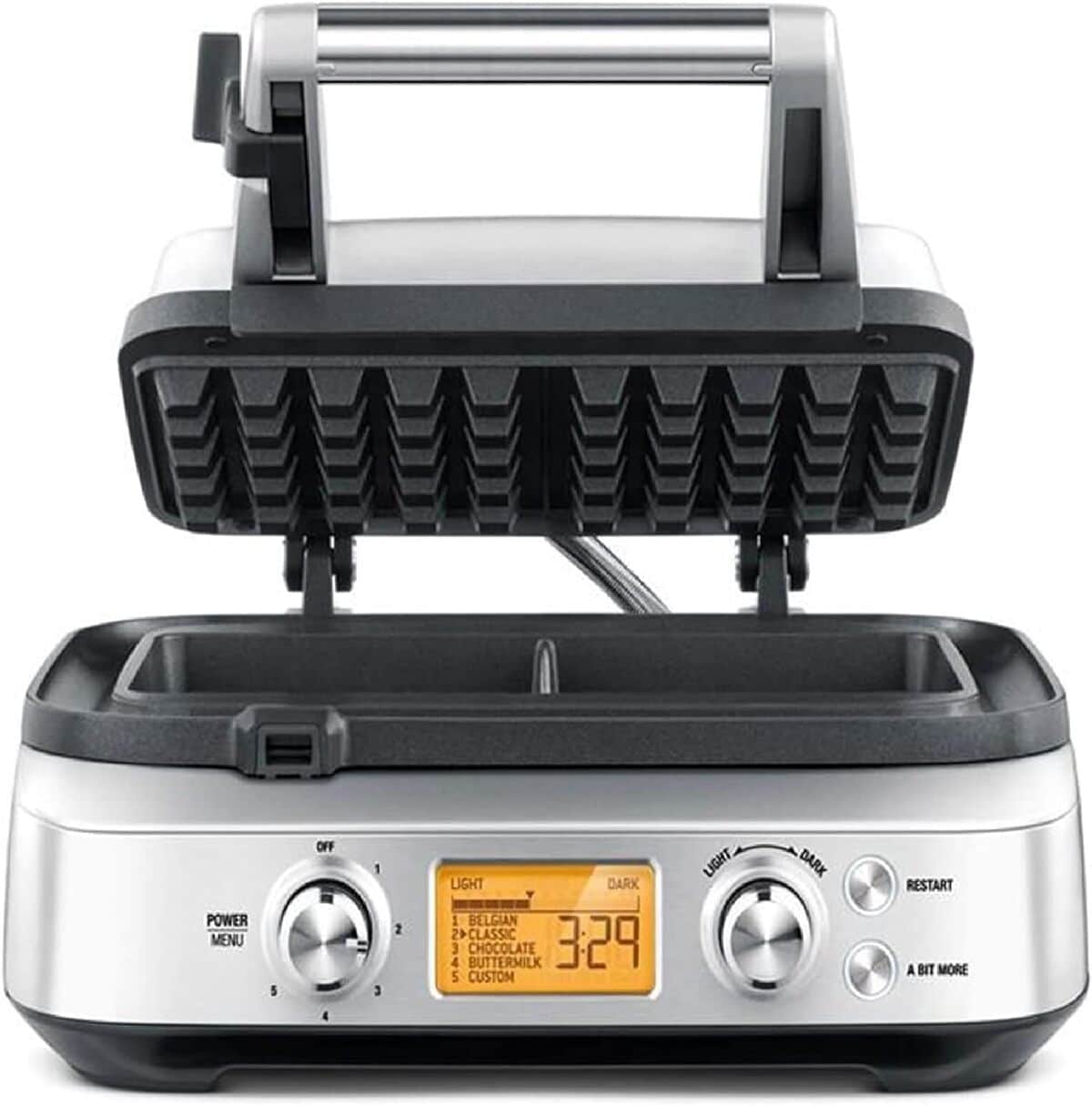 Test du gaufrier Sage Smart Waffle Pro : performance et design en acier inoxydable