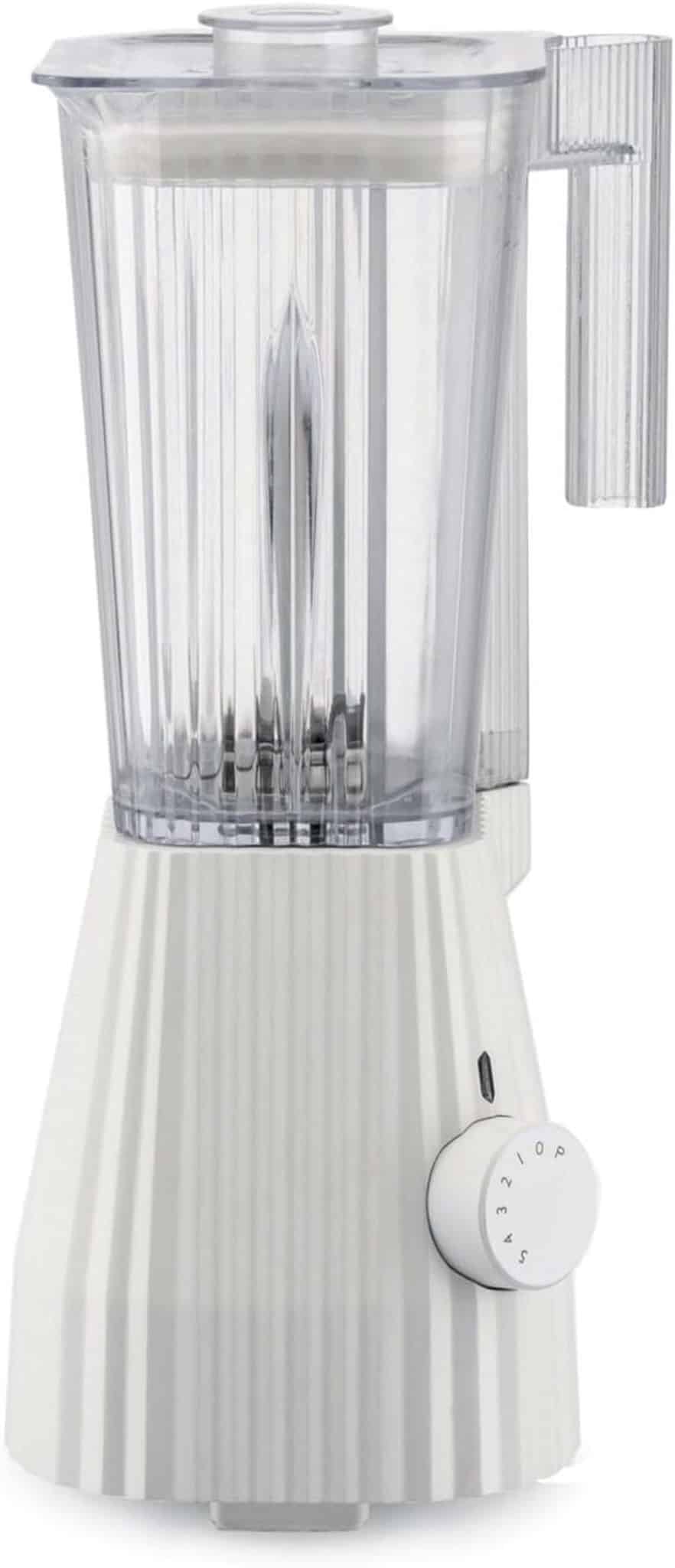Test Alessi Plissé MDL09 W : mixeur design puissant 700W 1, 5l blanc