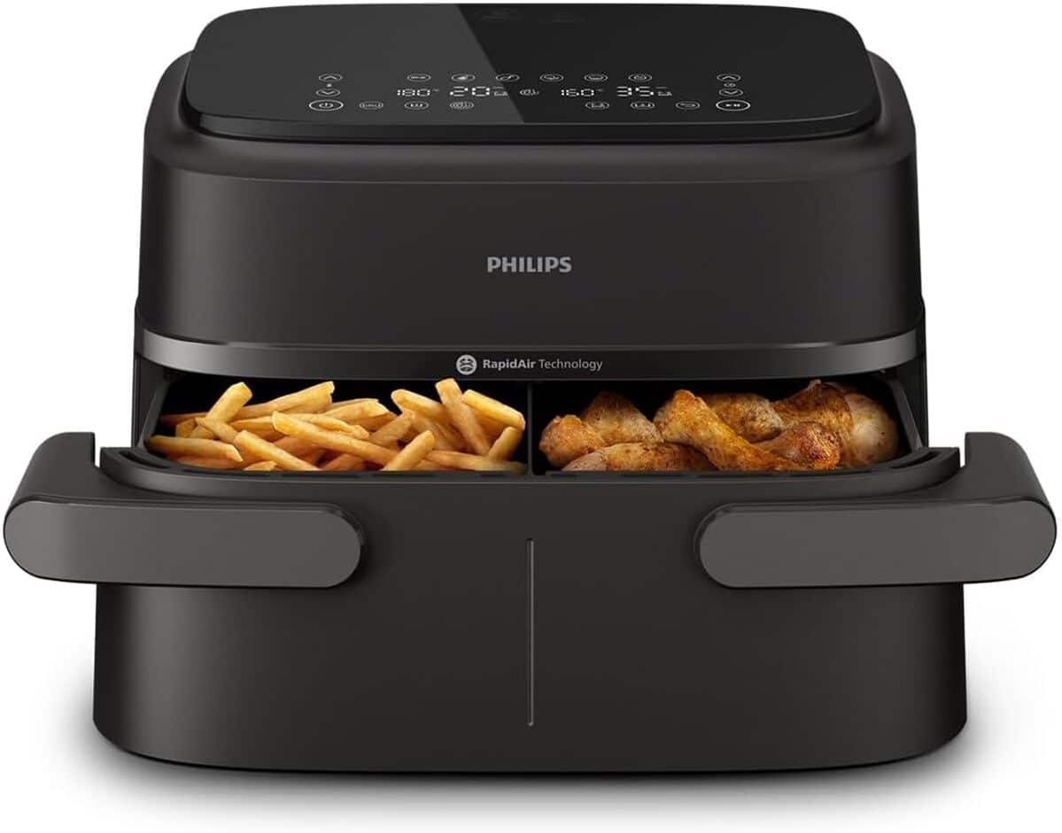 Test du Philips Air Fryer Série 1000 : double panier efficace et compact