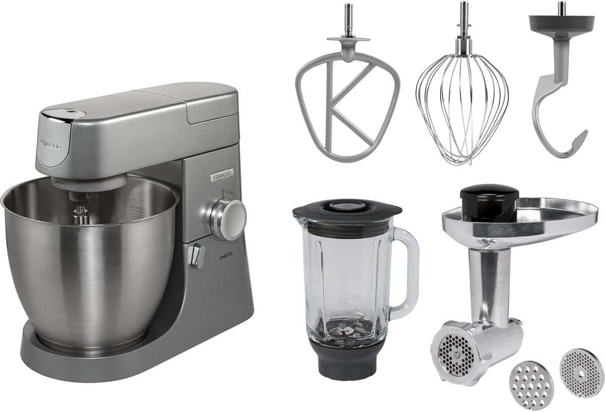 Test Kenwood Chef Elite : robot pâtissier multifonction 6.7 gris