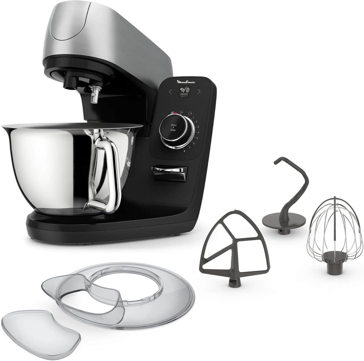 Test : robot pâtissier Moulinex QA900810, 5.5 L pivotant