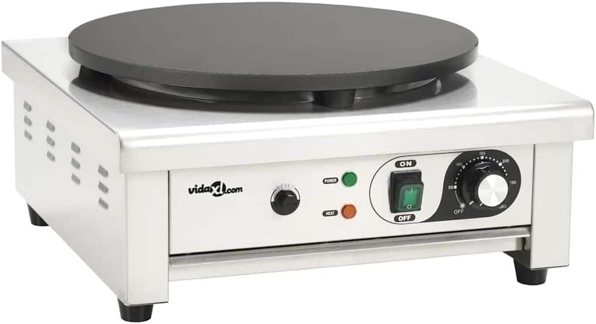 Test de la crêpière électrique vidaXL 3000W