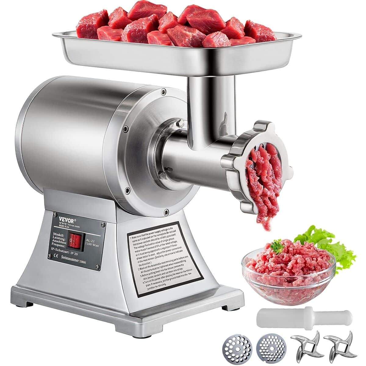 Test du hachoir électrique SucceBuy 220V en inox