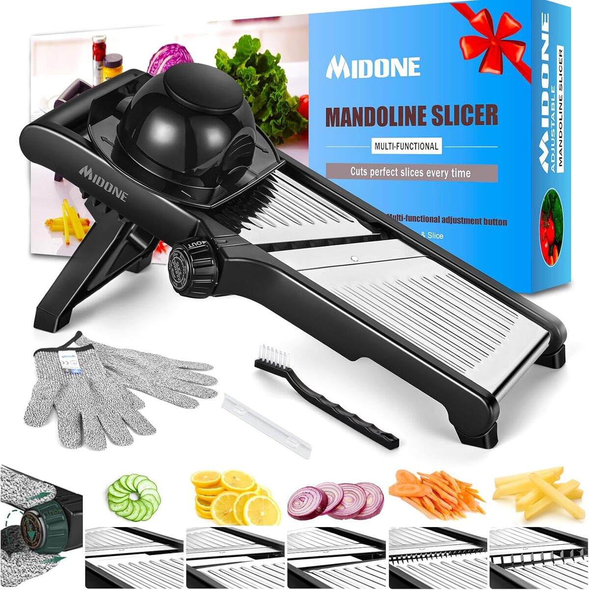 Test : mandoline Midone trancheuse en acier inoxydable
