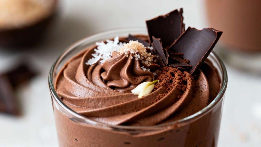 Mousse au Chocolat Vegan : recette Sans Œuf