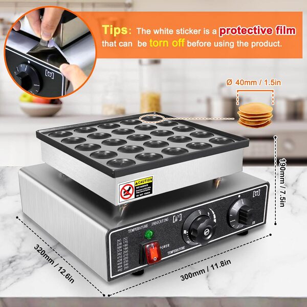 Mini créateur de crêpes 25 pièces