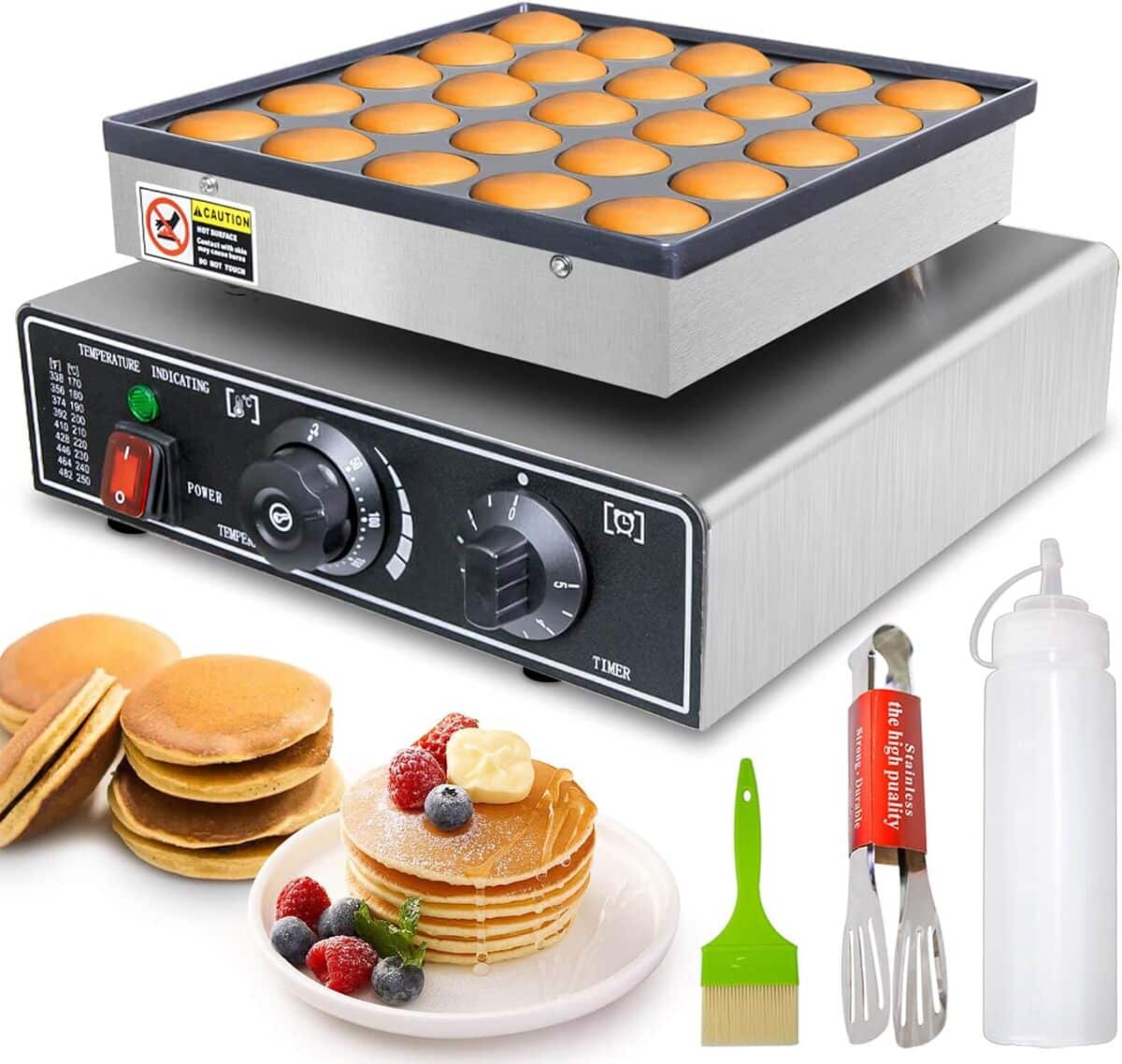 Test du créateur de crêpes Leilifre mini 25 pièces