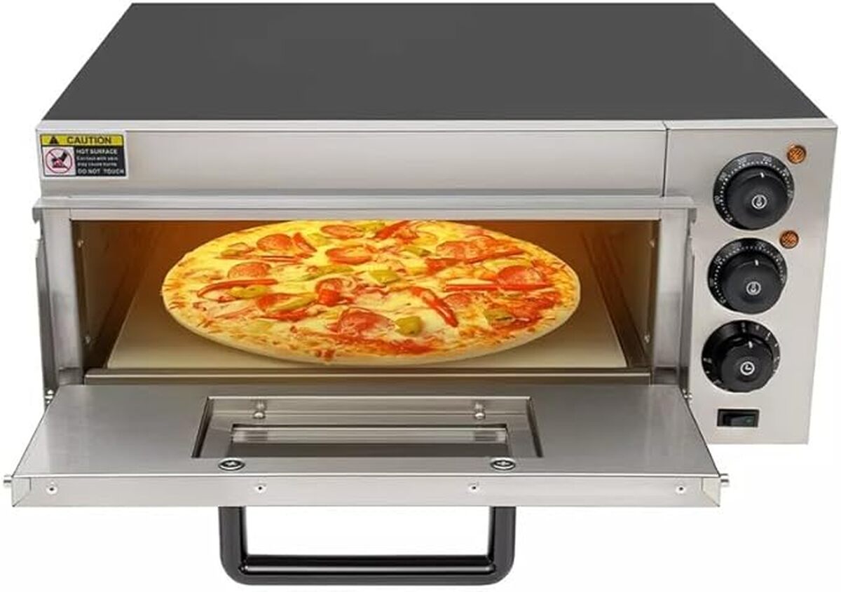 Test du four à pizza électrique 2025 W pour l'intérieur