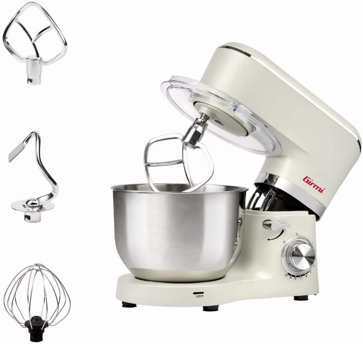 Test du robot pâtissier Girmi IM47 : puissance et grande capacité