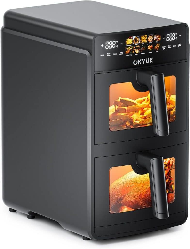 Test : friteuse Air Fryer 10L, double compartiment efficace