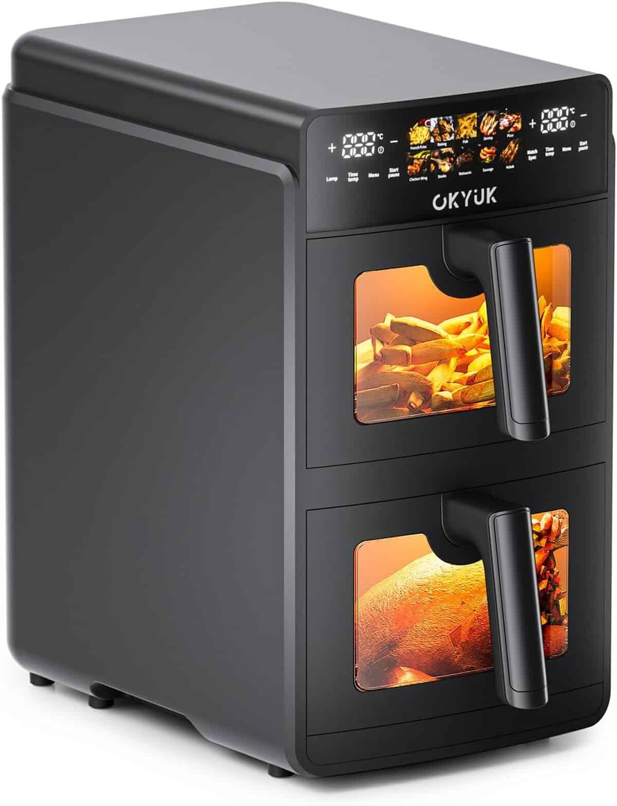 Test : friteuse Air Fryer 10L, double compartiment efficace