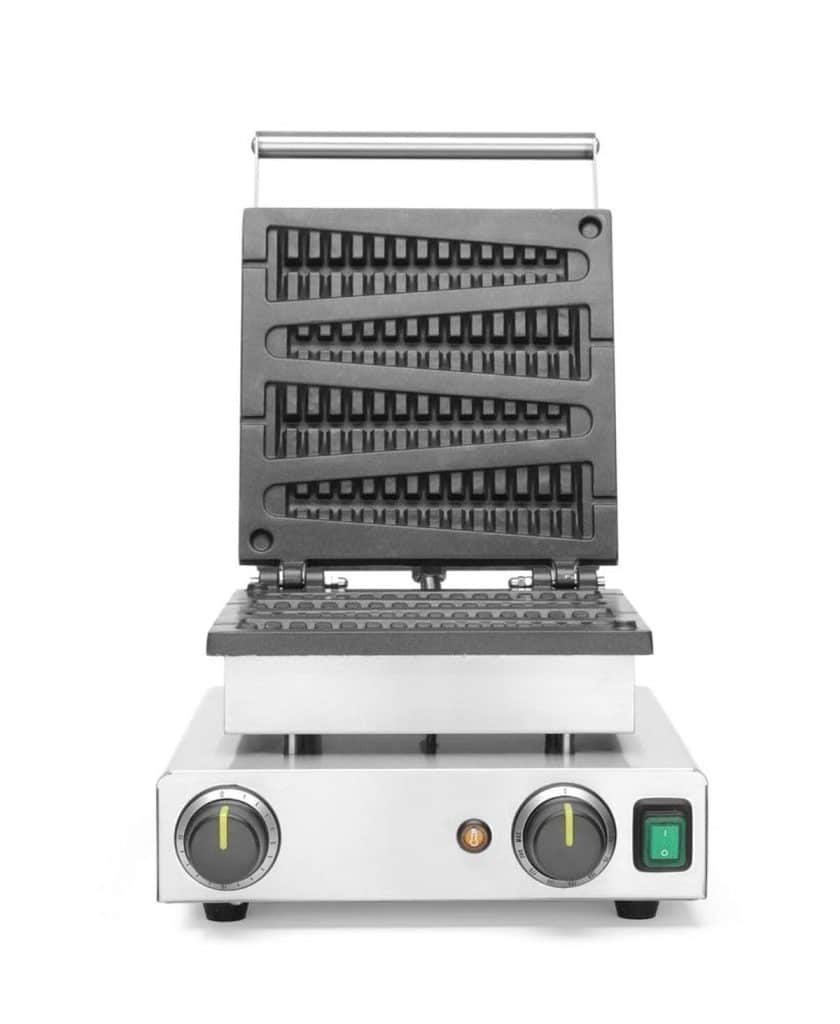 Test : gaufrier HENDI "sucettes" pour 4 gaufres, 1750W