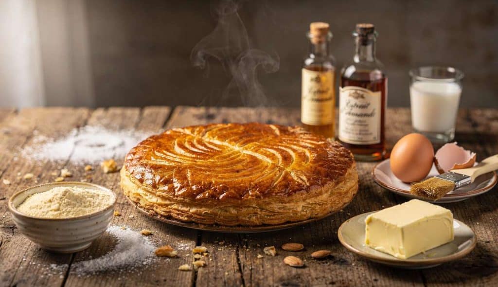 Recette de la galette des rois à la frangipane de Cyril Lignac