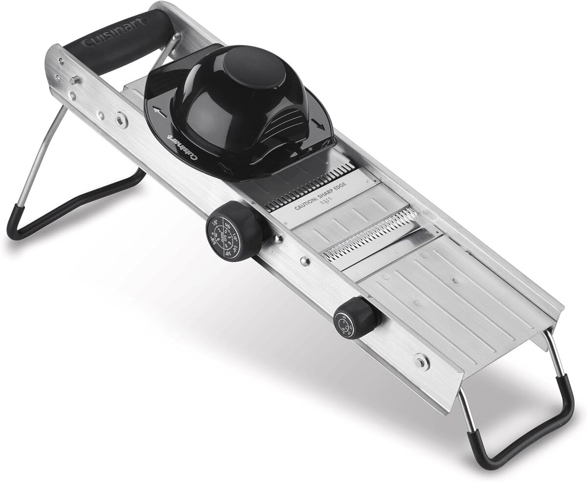 Test de la mandoline en acier inoxydable Cuisinart CTG-00-SSMAN2