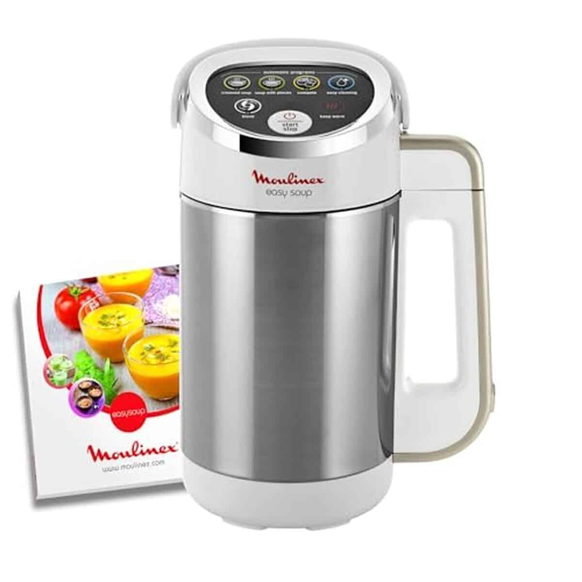 Test du Moulinex Easy Soup LM841110 : blender chauffant 1000 W, 5 programmes automatiques