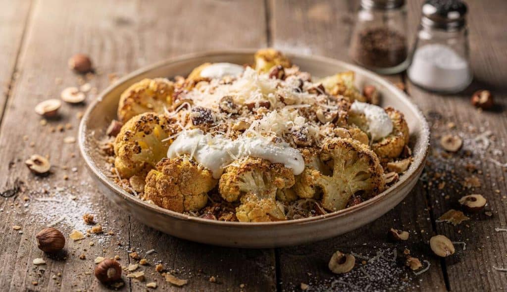 Crumble de Chou-Fleur et Noisettes : recette Gourmande et Facile