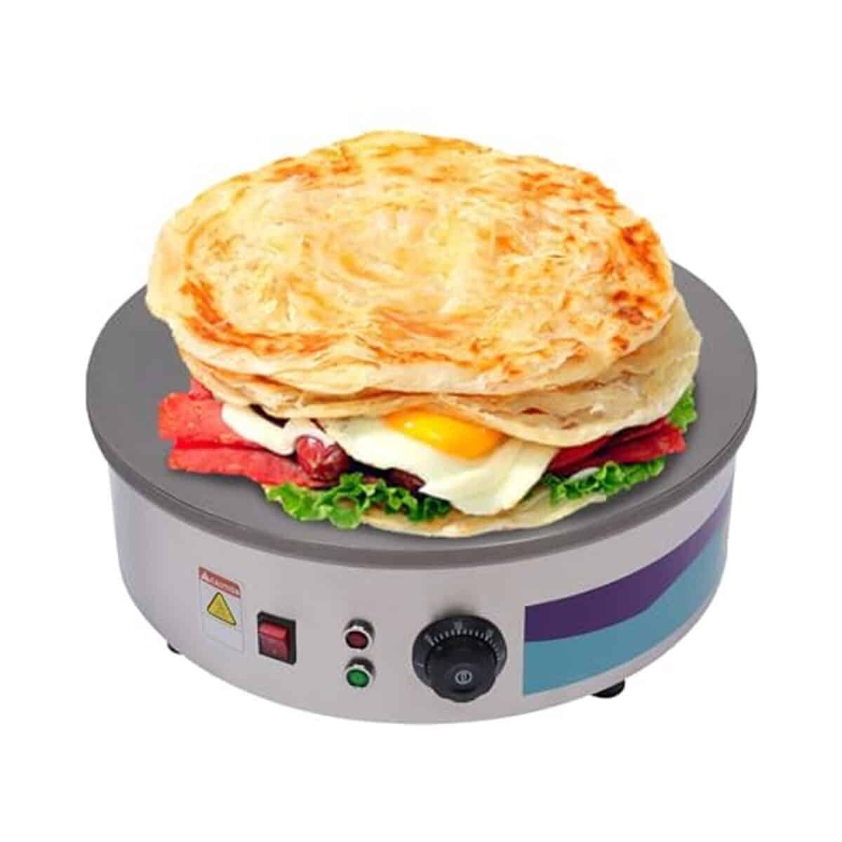 Test de la crêpière DJOAIUYF 2800W en acier inoxydable