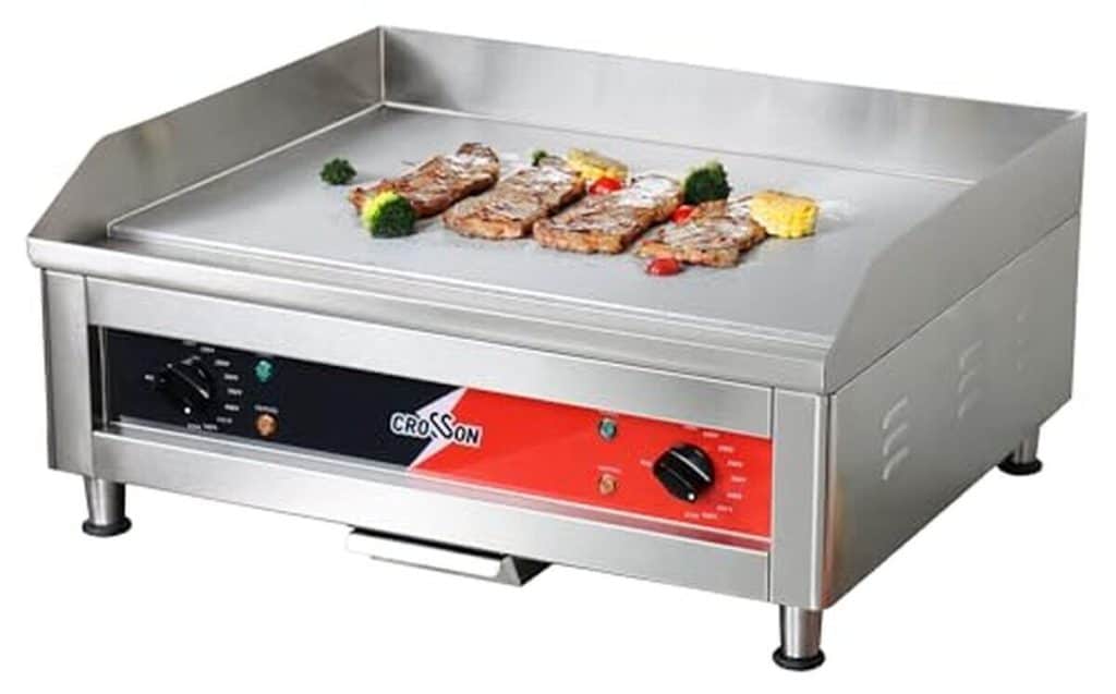 Test : plaque chauffante électrique CROSSON 60x40CM, 4000W pour restaurant