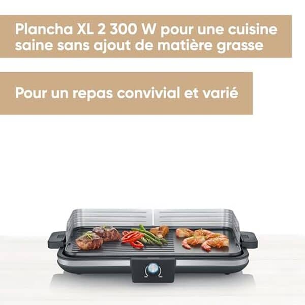 Découvrez le potentiel de la plancha Severin PG 8564 : une température de 230°C pour des grillades sublimées. Explorez sa capacité à offrir une cuisson parfaite pour vos repas.