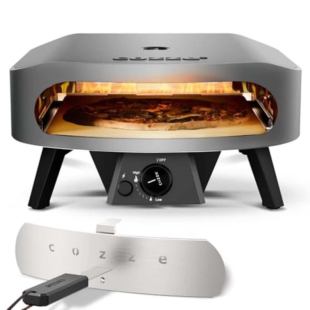 Test du four à pizza cozze Grand gaz 17 pouces 8, 0 kW