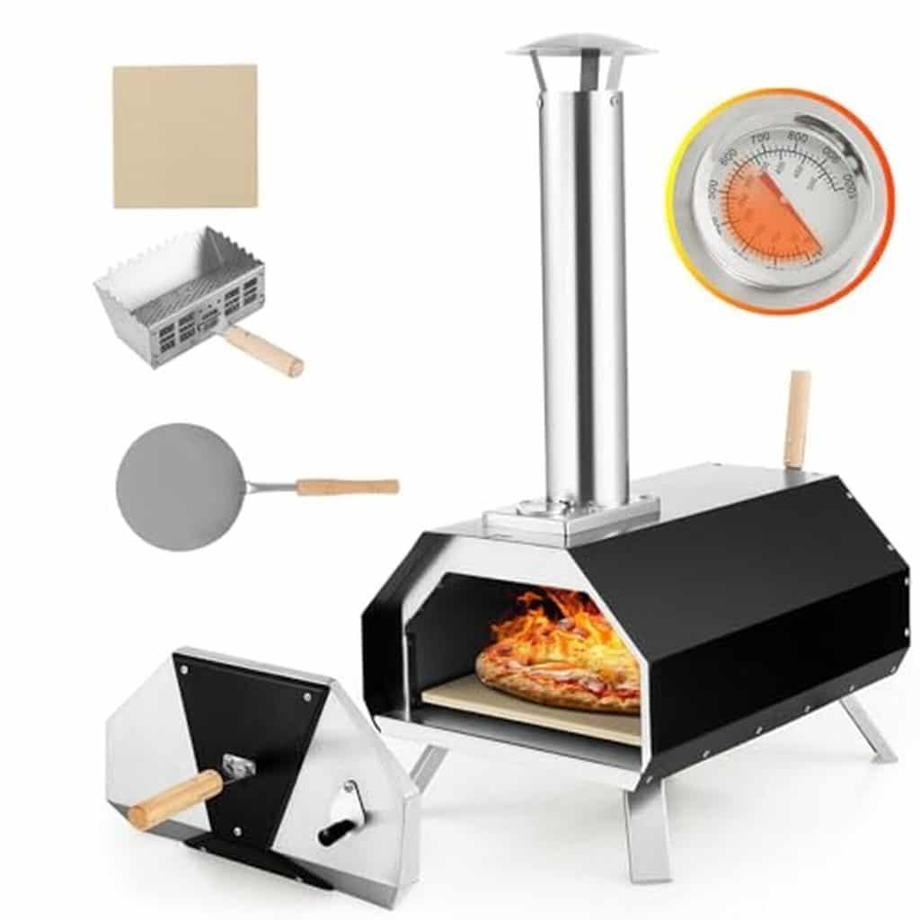 Test : gymax four à pizza extérieur - portable et performant