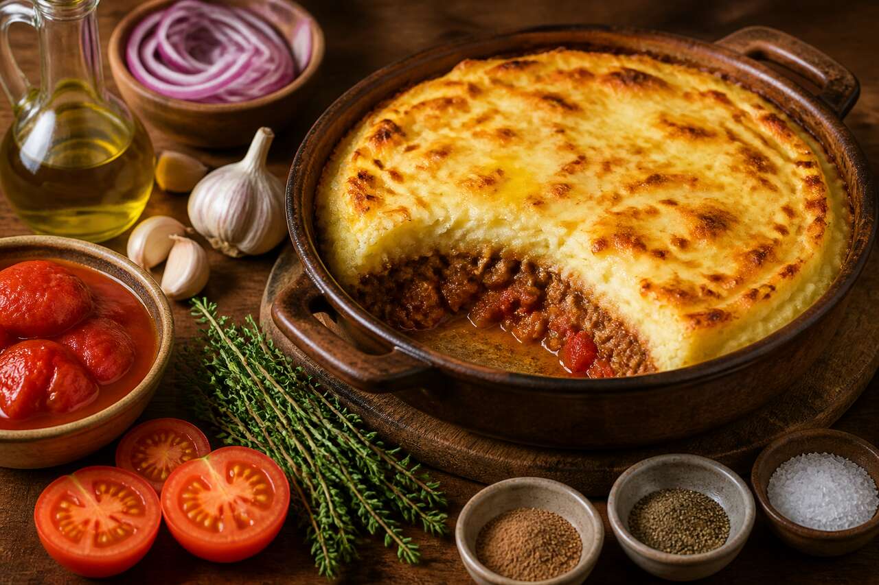 Recette du hachis parmentier aux tomates