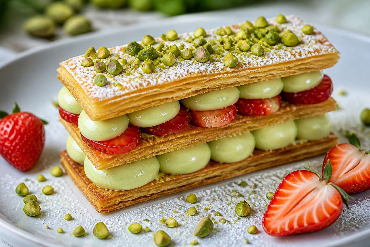 Recette du Montebello aux fraises et pistaches
